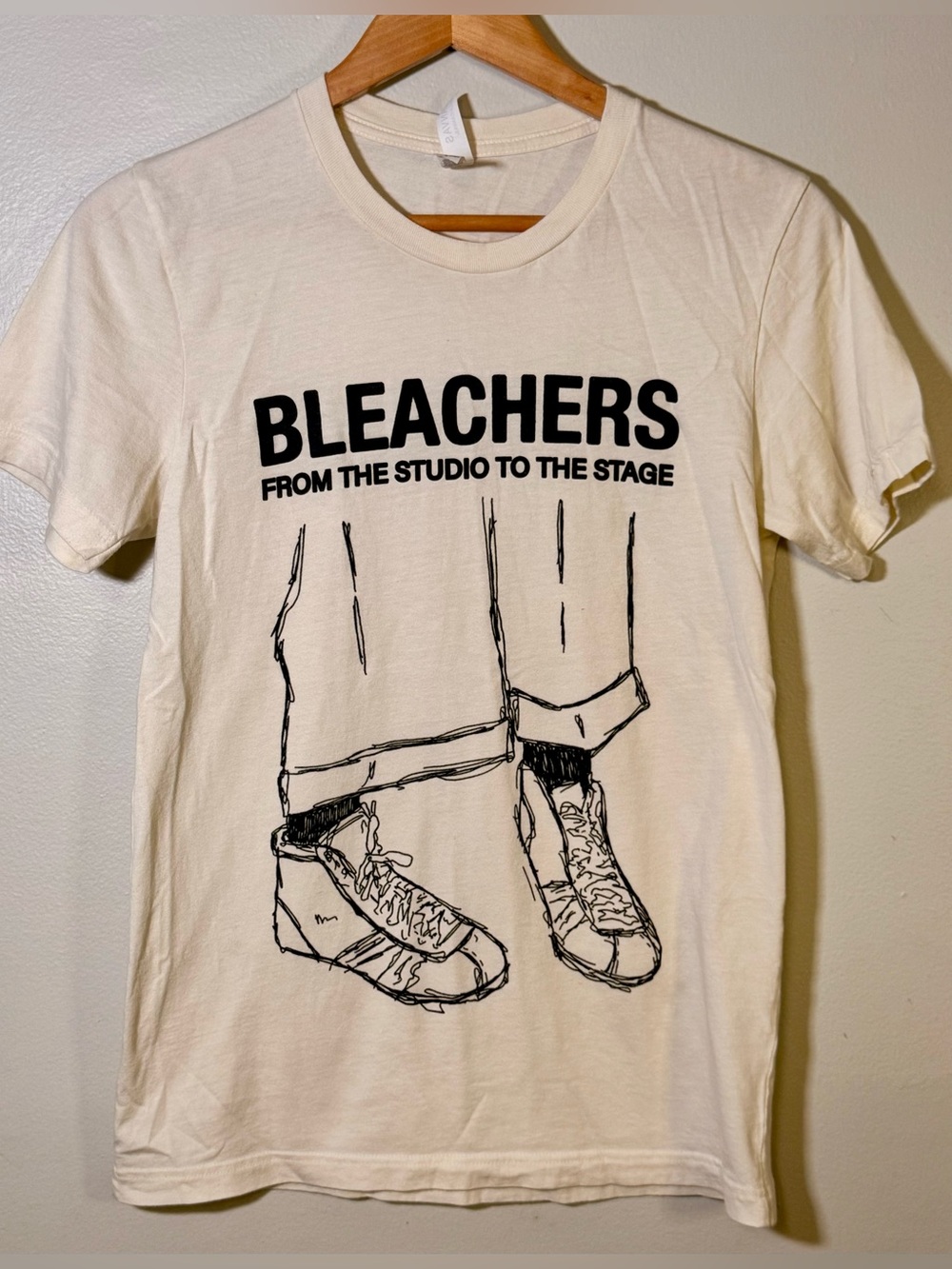 Bleachers Band T-Shirt From the Studio to the Stage Bella Canvas Size S